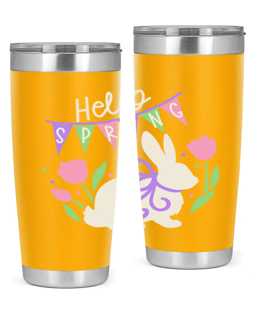Hello spring bunny193#- spring- Tumbler