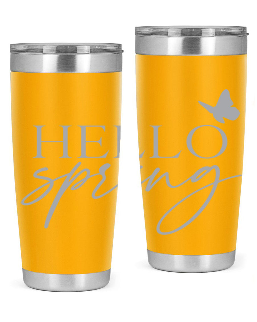 Hello spring butterfly195#- spring- Tumbler