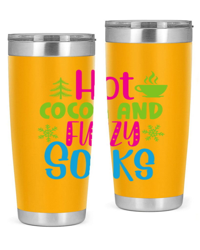 Hot Cocoa And Fuzzy Socks209#- winter- Tumbler