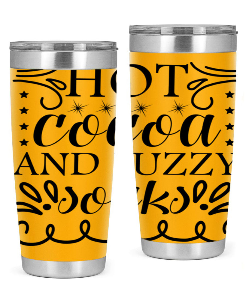 Hot Cocoa and Fuzzy Socks 217#- winter- Tumbler