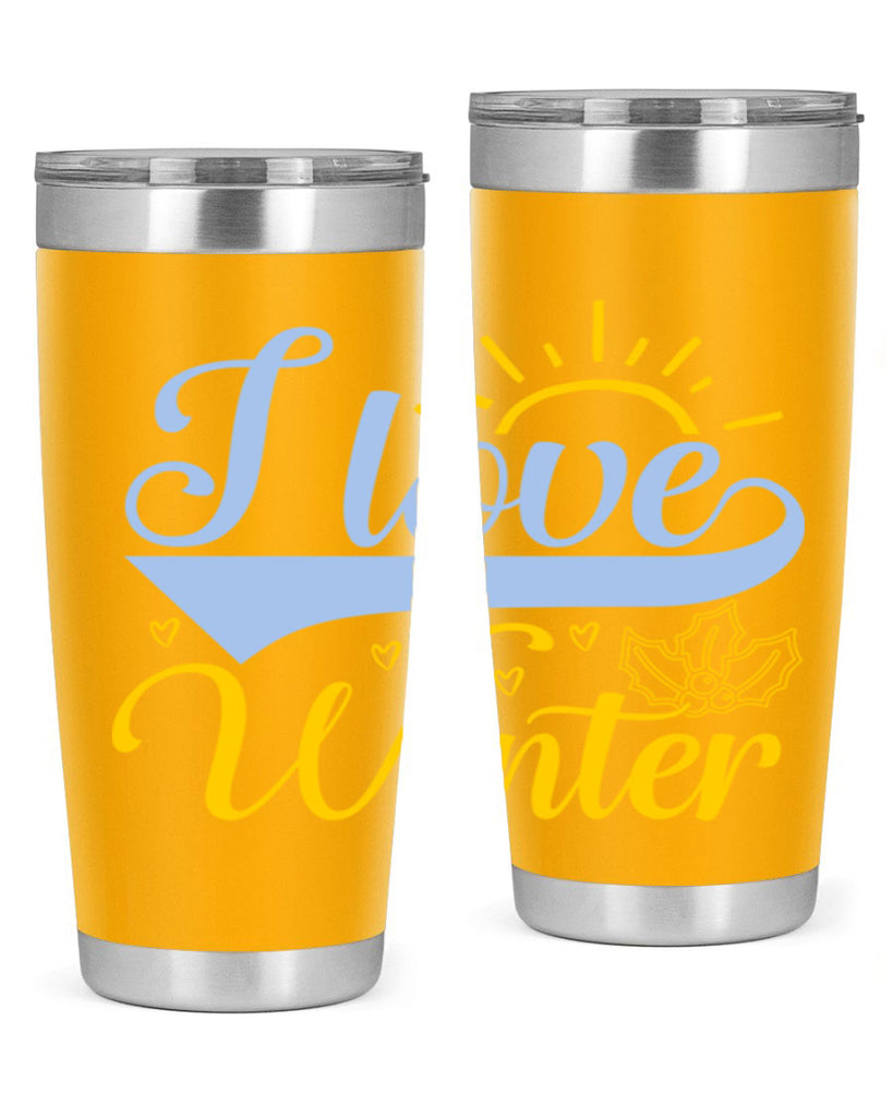I love winter228#- winter- Tumbler