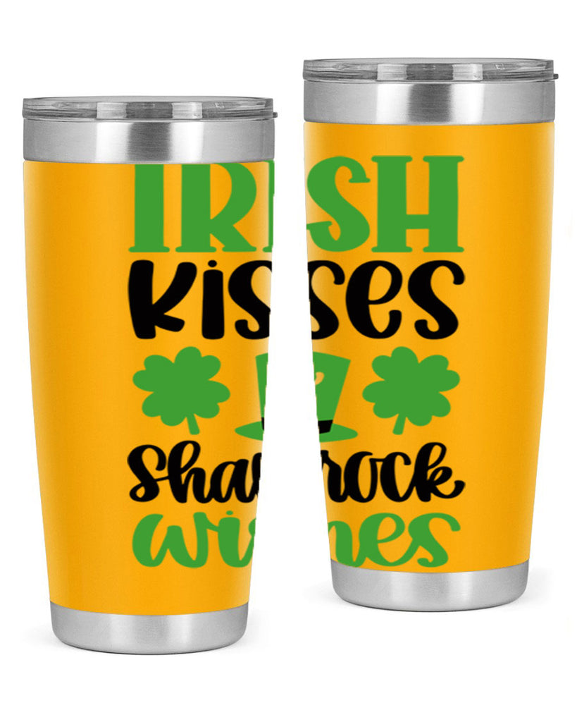 Irish Kisses Shamrock Wishes Style 81#- St Patricks Day- Tumbler