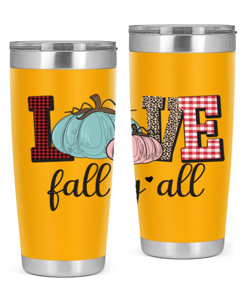 Love Fall Yall 409#- fall- Tumbler