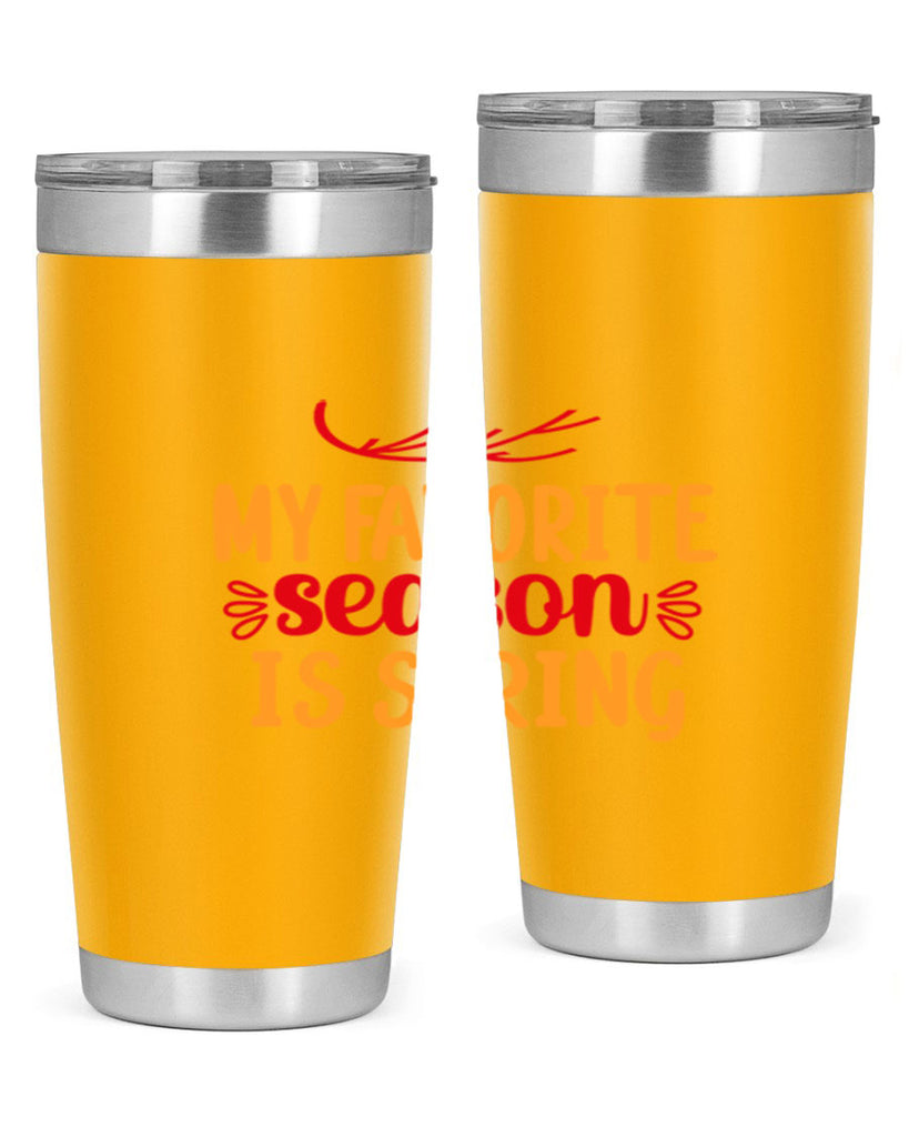 My favorite season is spring 342#- spring- Tumbler