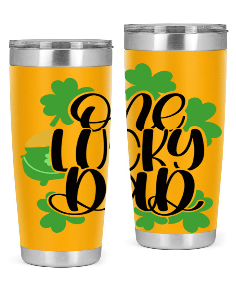 One Lucky Dad Style 43#- St Patricks Day- Tumbler
