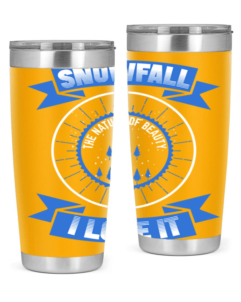 Snowfall Winter 373#- winter- Tumbler