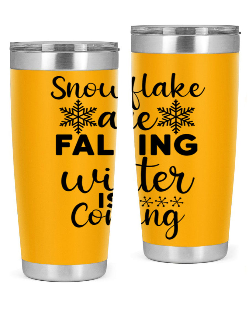 Snowflake Are Falling Winter Is 375#- winter- Tumbler