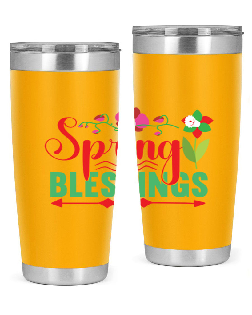 Spring Blessings 418#- spring- Tumbler