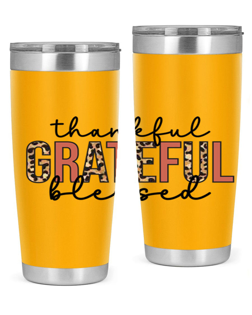 Thankful grateful blessed 602#- fall- Tumbler