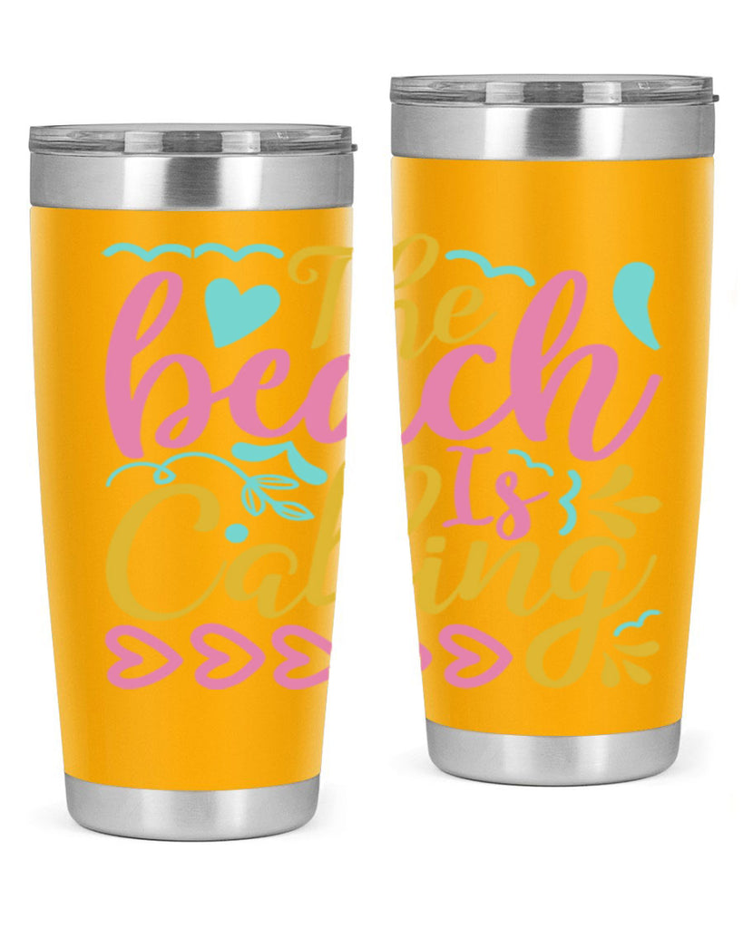 The beach is calling Style 1#- summer- Tumbler