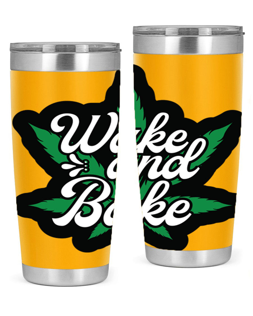 Wake and bake 273#- marijuana- Tumbler