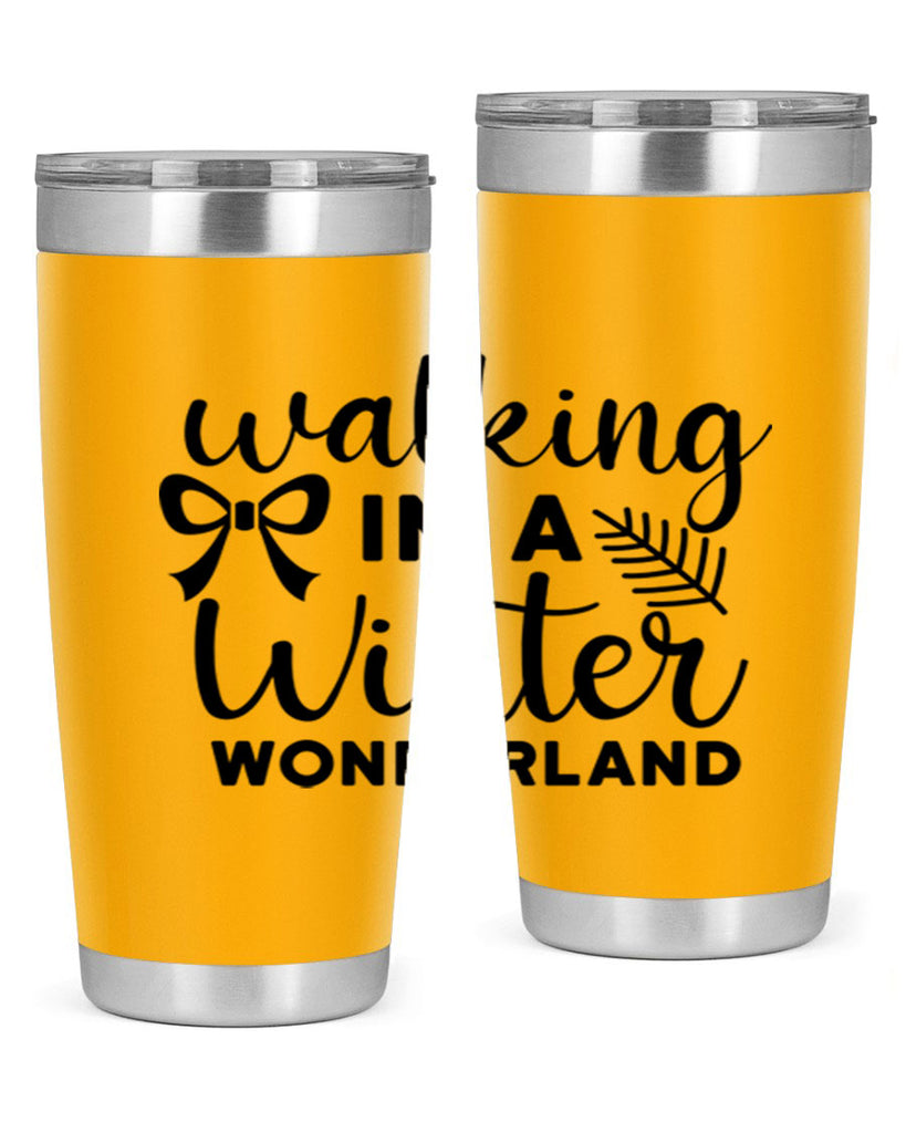 Walking In A Winter Wonderland 441#- winter- Tumbler