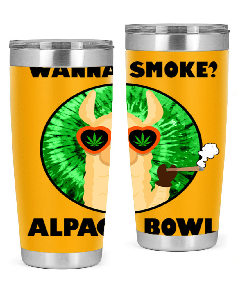 Wanna Smoke Alpaca Bowl 276#- marijuana- Tumbler