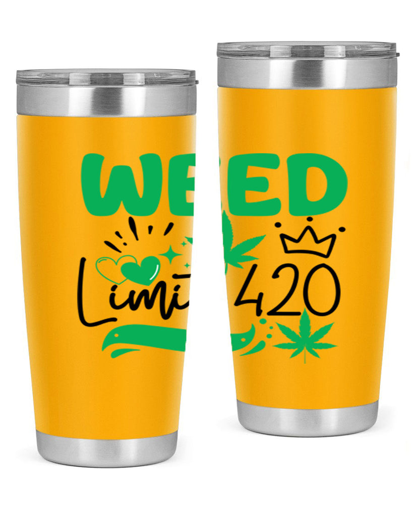 Weed Limit 420 295#- marijuana- Tumbler