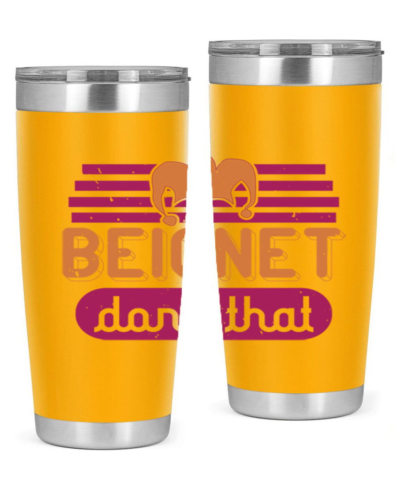 beignet done that 26#- mardi gras- Tumbler