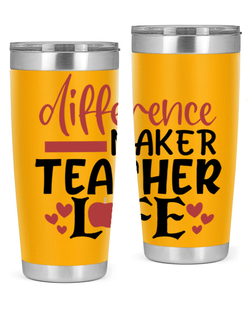 difference maker teacher life Style 118#- teacher- tumbler