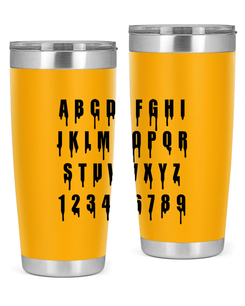 drip font 164#- black words phrases- Cotton Tank