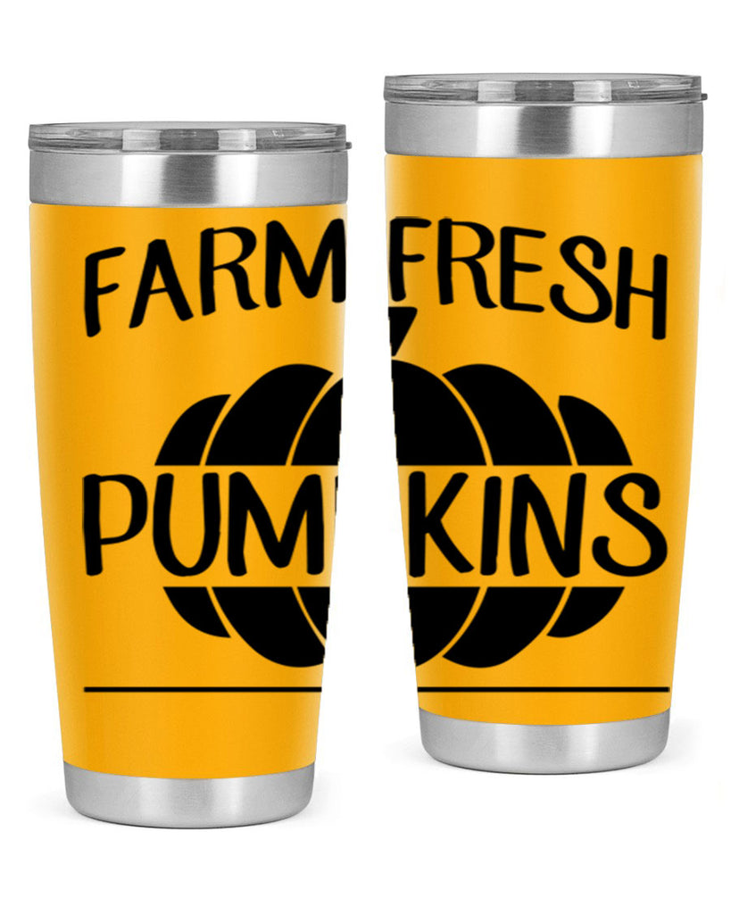 farm fresh pumpkins 173#- fall- Tumbler