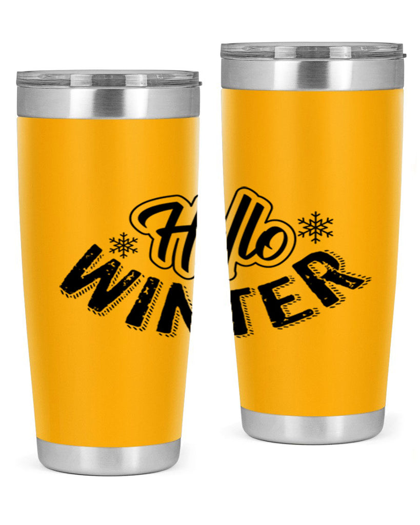 hello winter 169#- winter- Tumbler