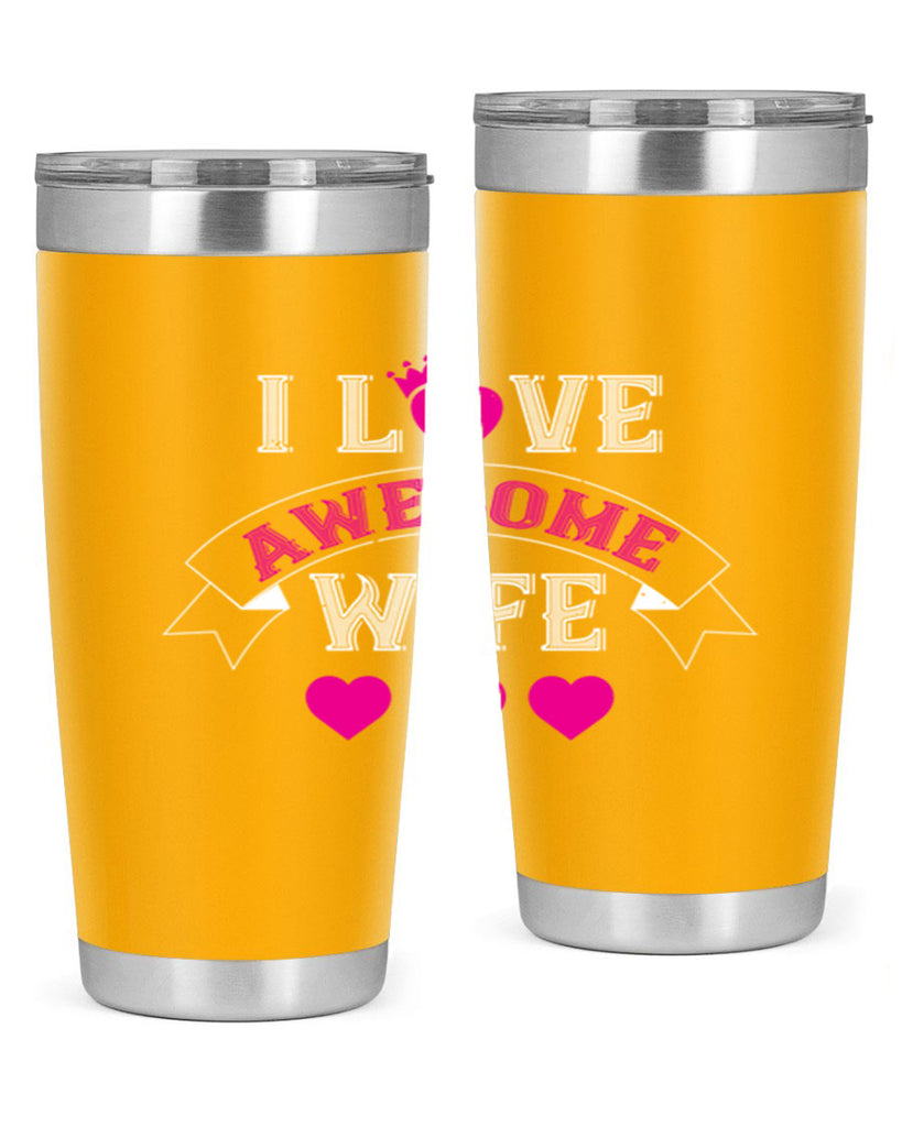 i love awesome wife 57#- valentines day- Tumbler