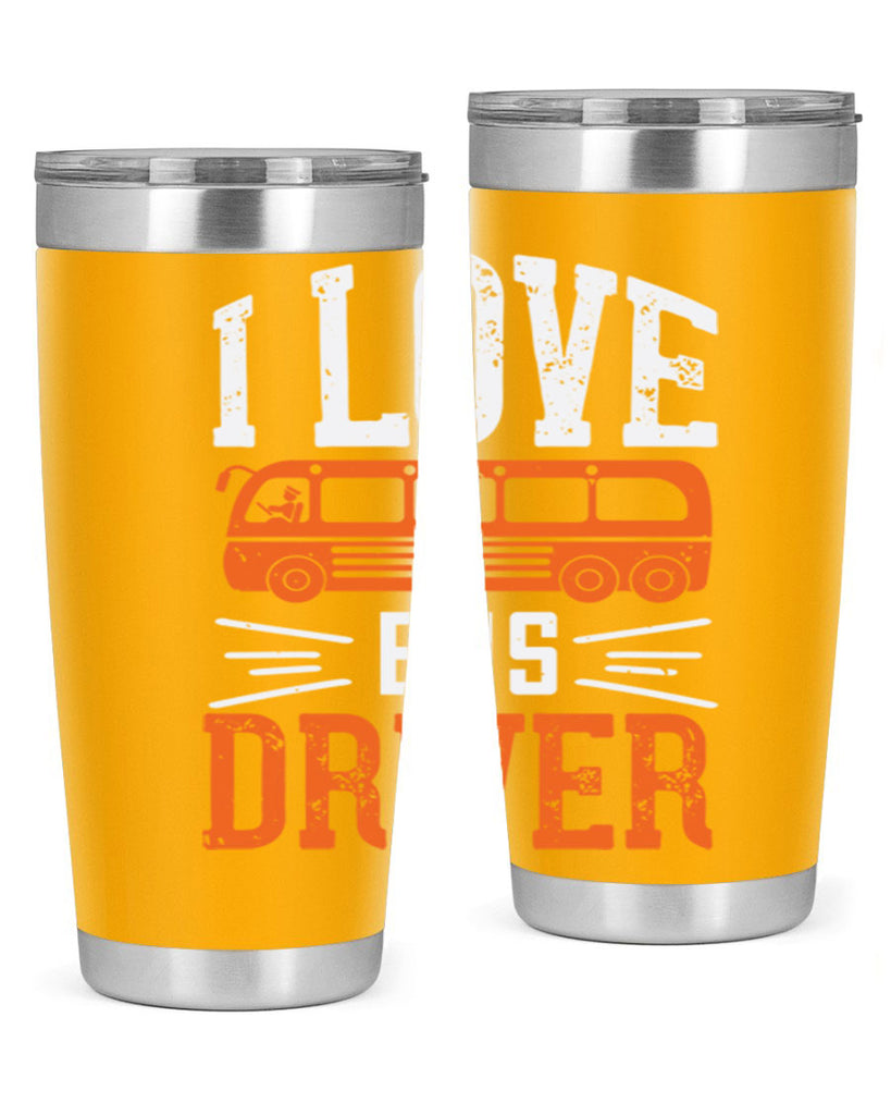 i love bus driver Style 30#- bus driver- tumbler