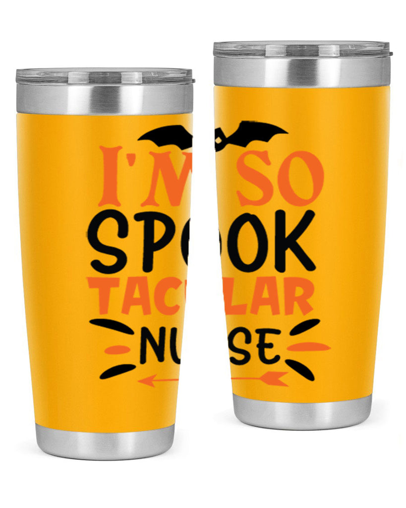 im so spooktacular nurse 111#- halloween- Tumbler