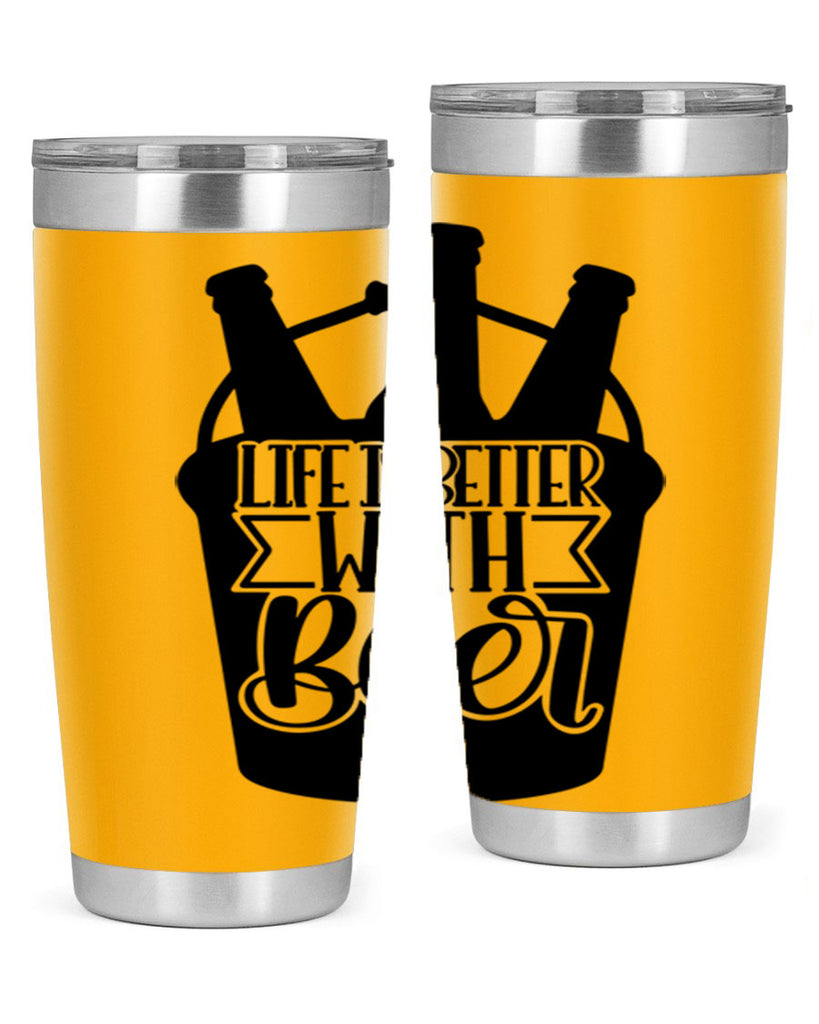 life is better with beer 27#- beer- Tumbler