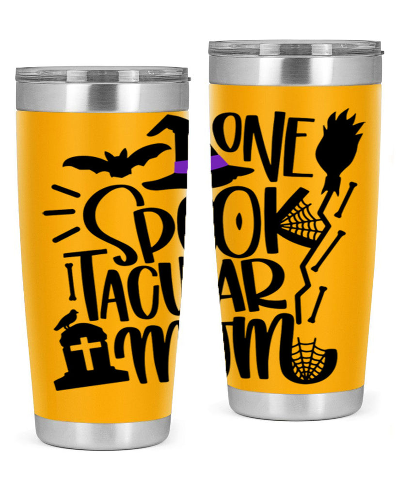 one spooktacular mom 34#- halloween- Tumbler