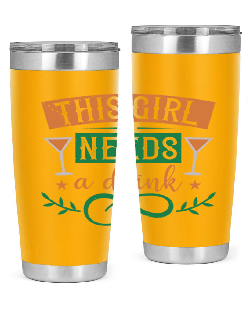 this girl needs a drink 36#- mardi gras- Tumbler