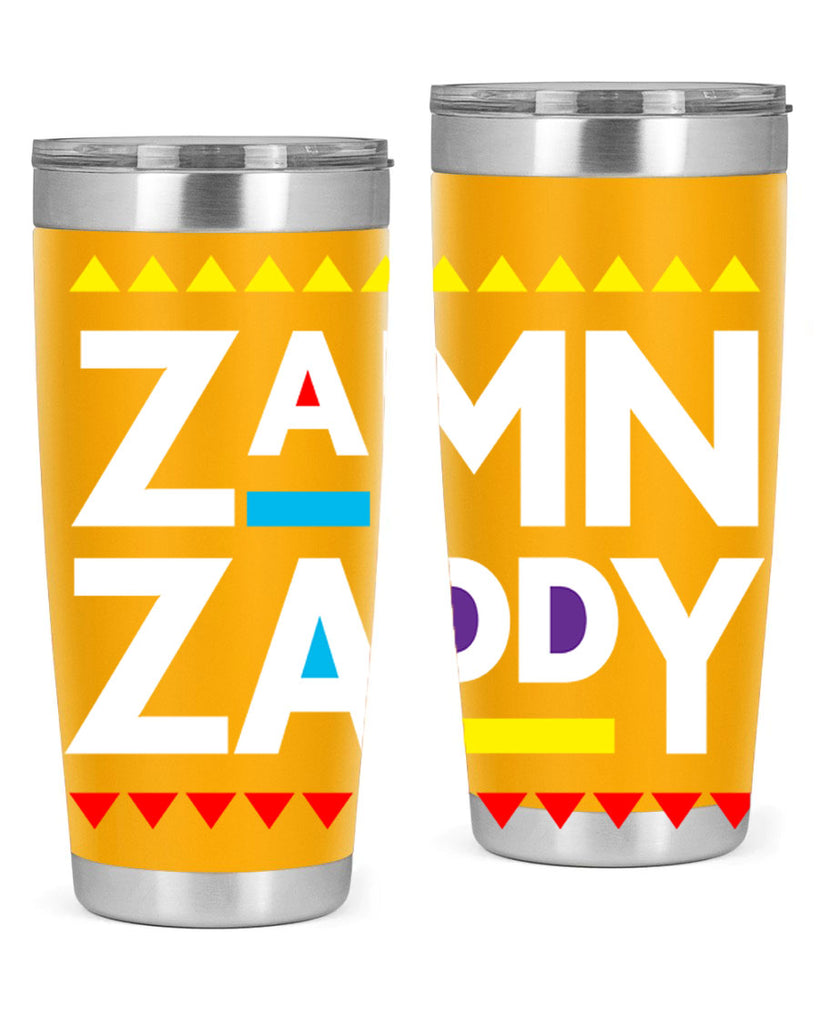 zamn zaddy 1#- black words phrases- Cotton Tank