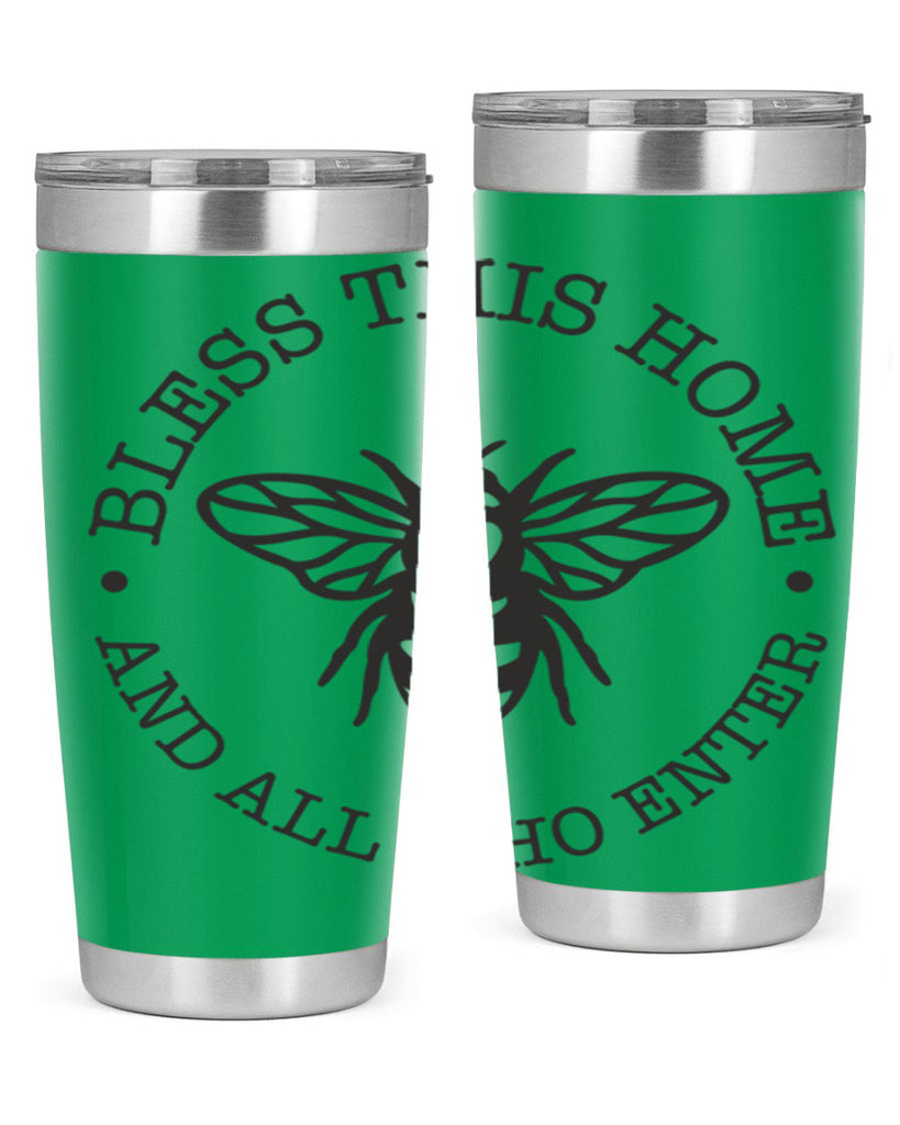 Bless this Home Bee59#- spring- Tumbler