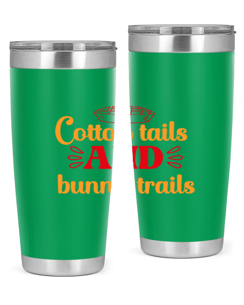 Cotton tails and bunny trails 112#- spring- Tumbler