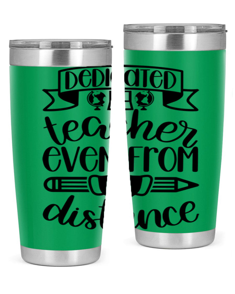 Dedicated Teacher Even Style 80#- teacher- tumbler