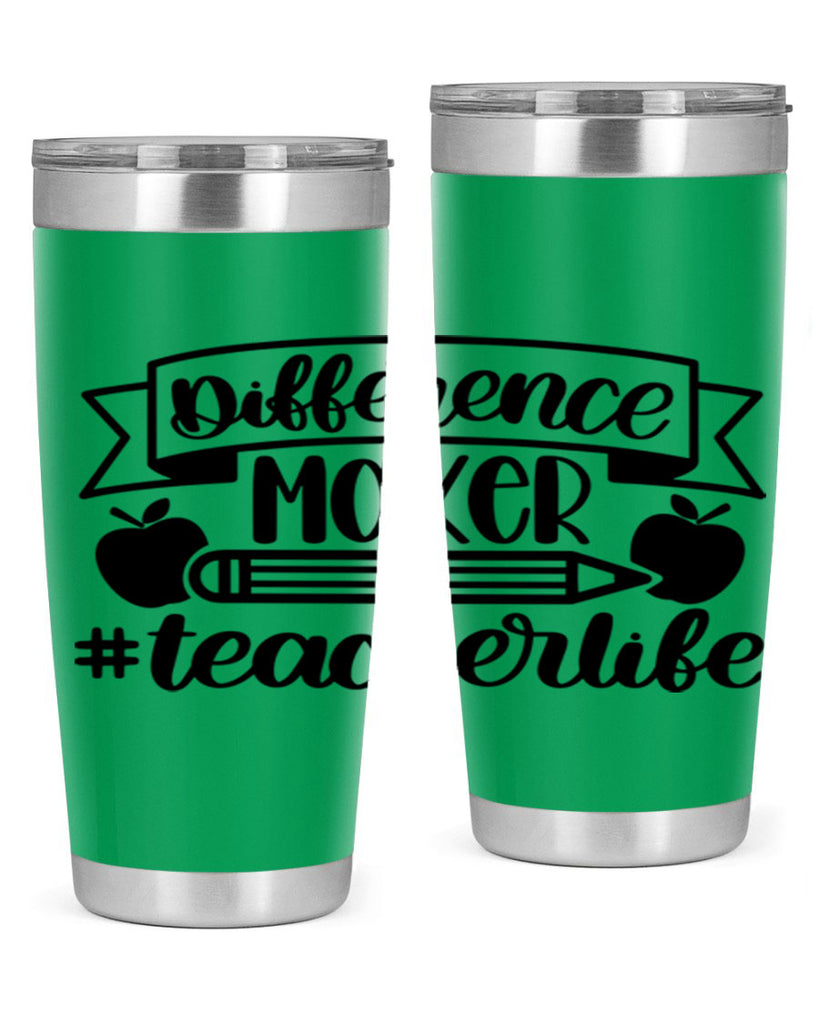 Difference Maker Teacher Life Style 78#- teacher- tumbler