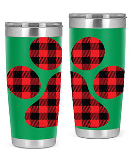 Dog Paw Style 95#- dog- Tumbler