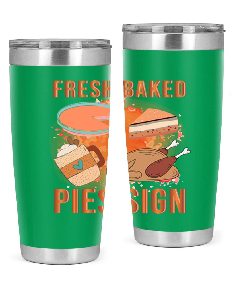 Fresh Baked Pies Sign 187#- fall- Tumbler