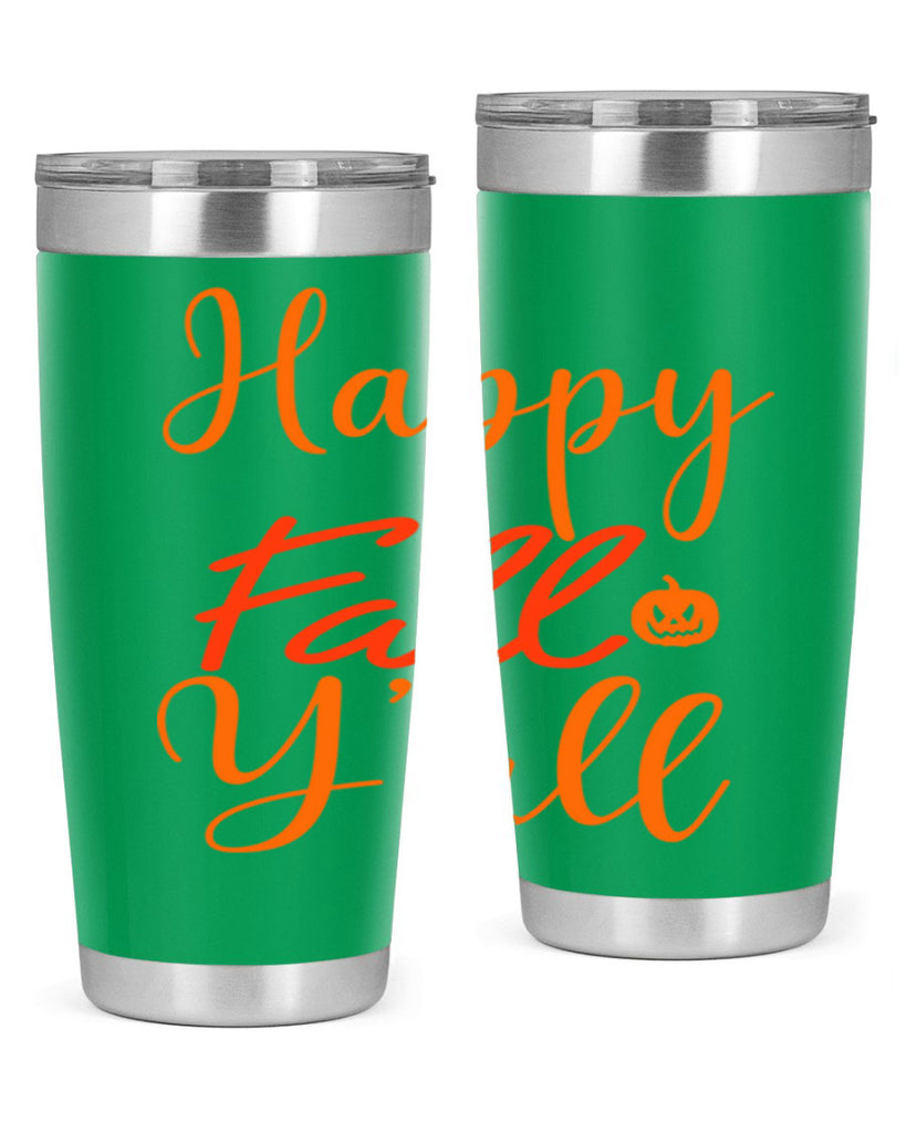 Happy Fall Yall Design 233#- fall- Tumbler