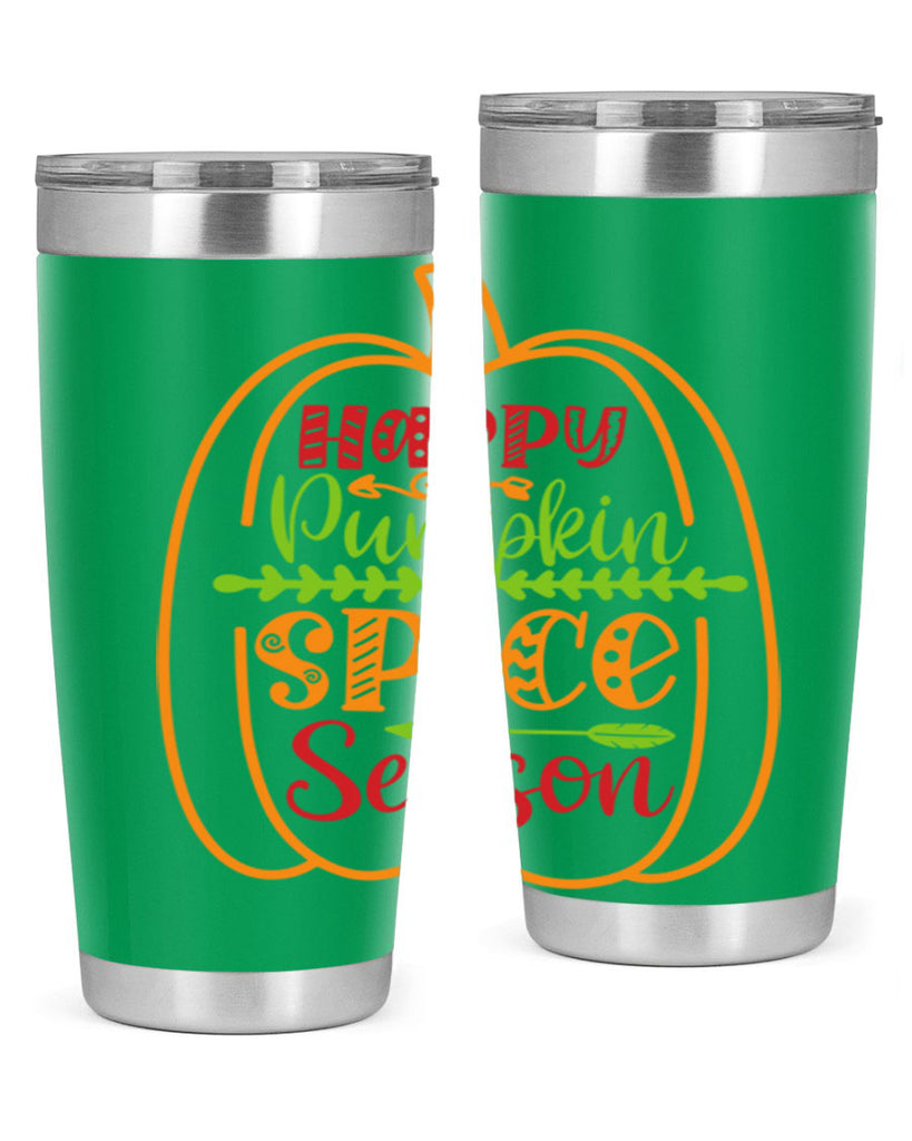 Happy Pumpkin Spice Season 243#- fall- Tumbler