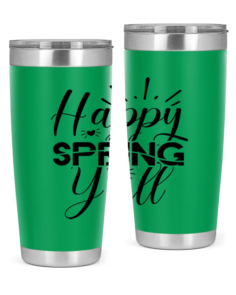 Happy Spring Y'all 165#- spring- Tumbler