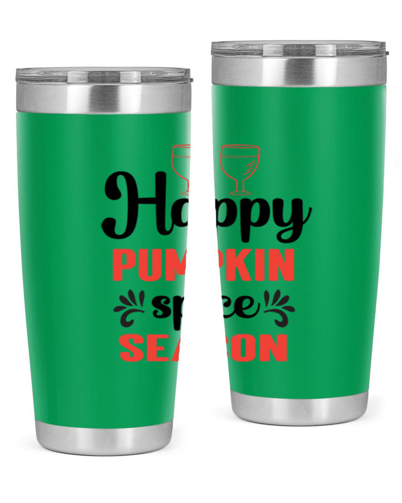 Happy pumpkin spice season 244#- fall- Tumbler