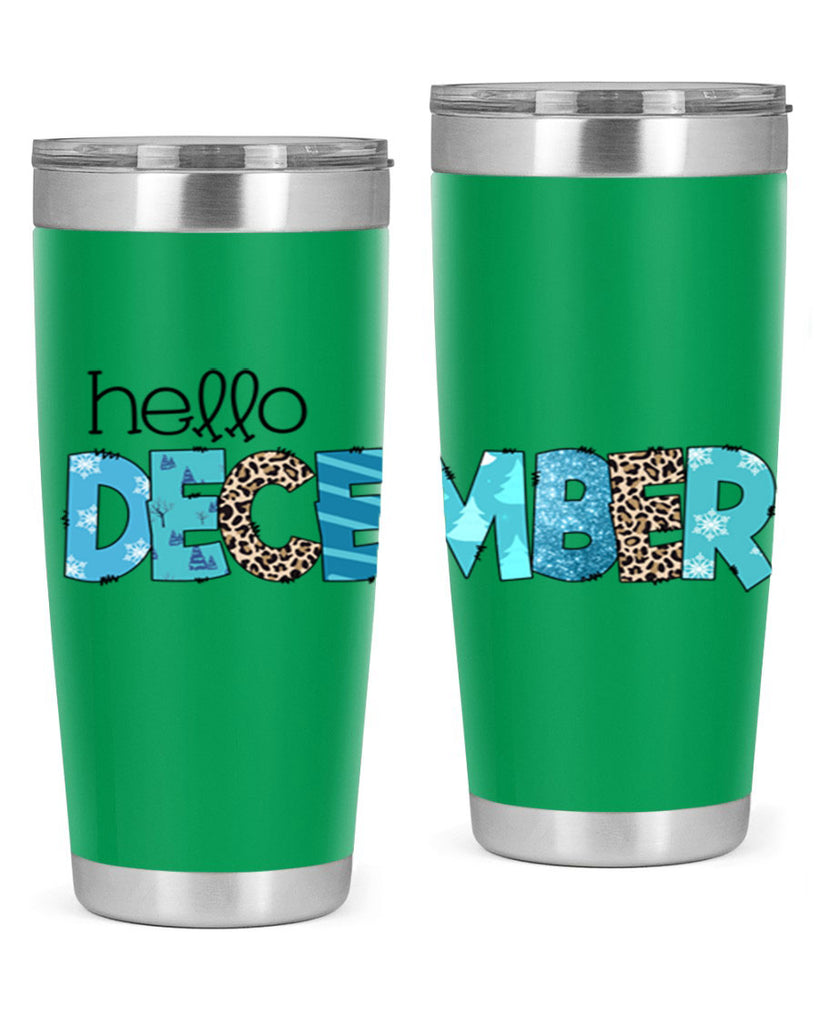 Hello December 187#- winter- Tumbler