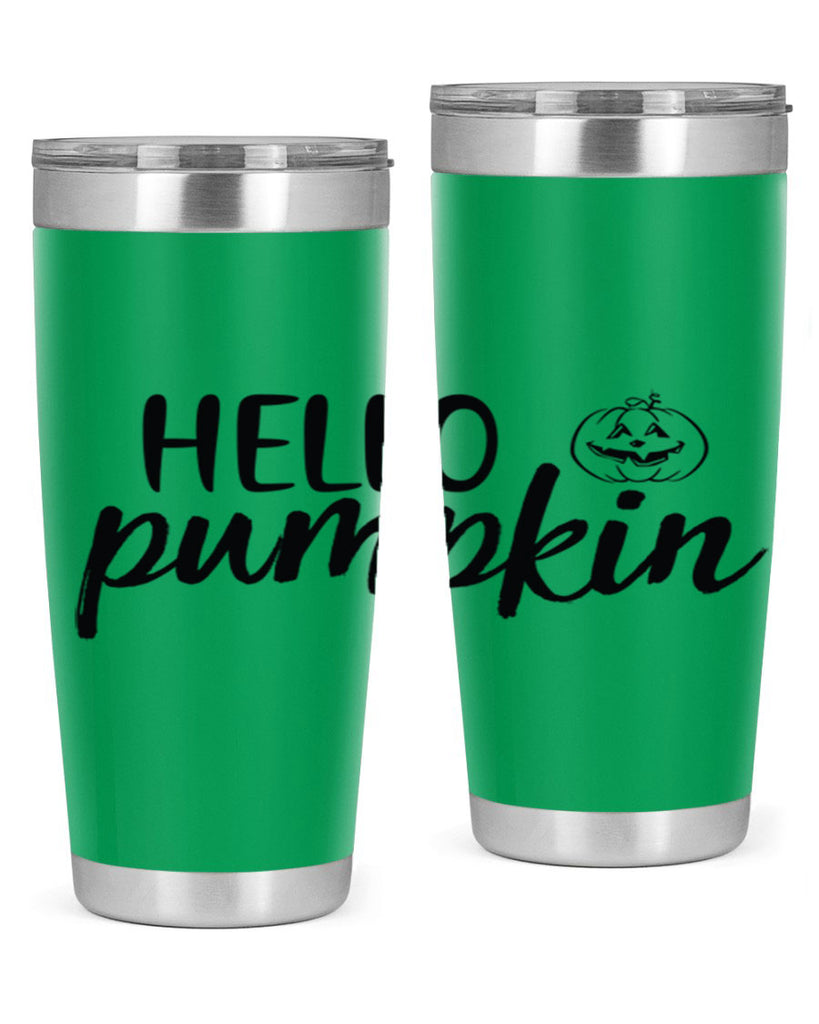 Hello Pumpkin 286#- fall- Tumbler