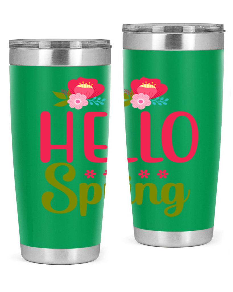 Hello Spring 186#- spring- Tumbler