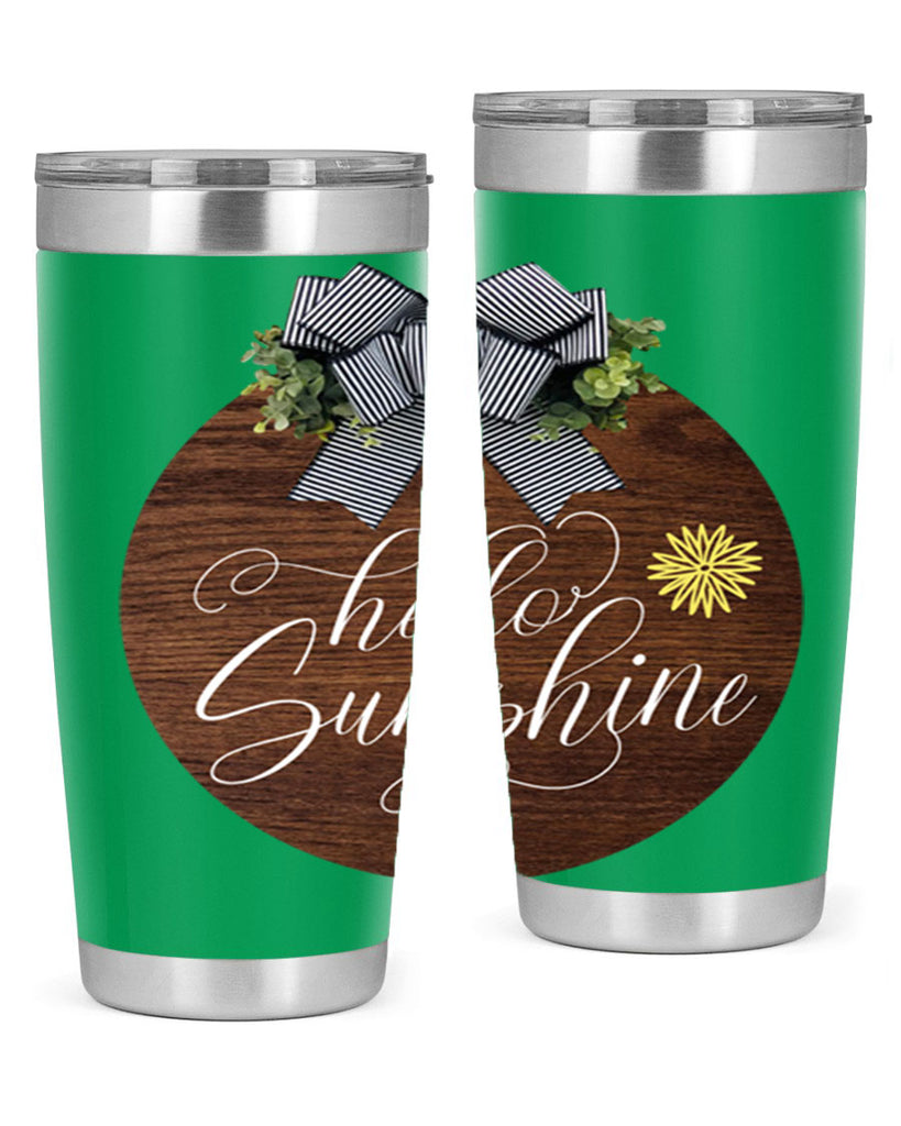 Hello Spring Lettering Mockup200#- spring- Tumbler