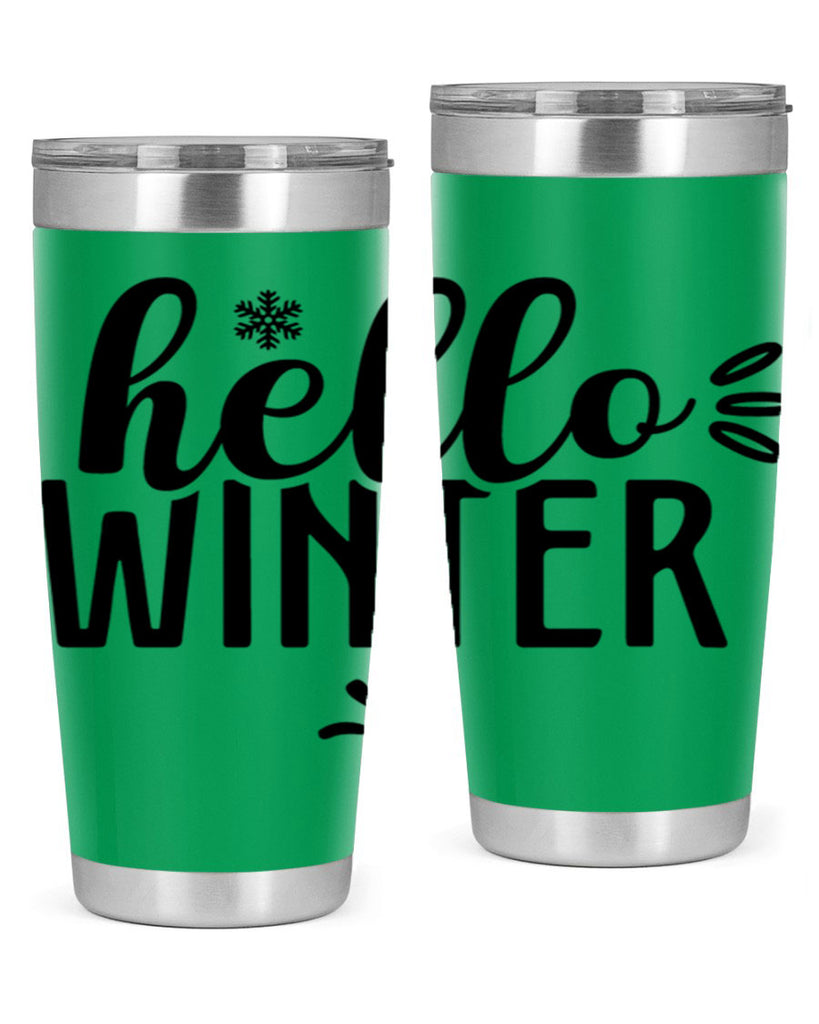 Hello Winter171#- winter- Tumbler