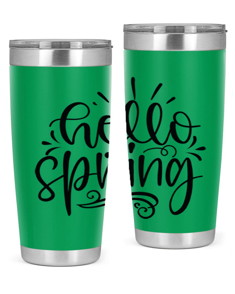 Hello spring 3#- spring- Tumbler