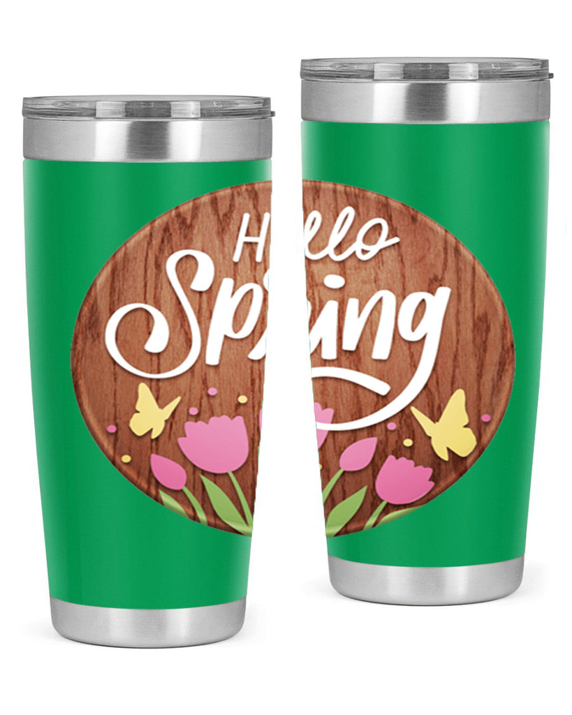 Hello spring Mockup202#- spring- Tumbler
