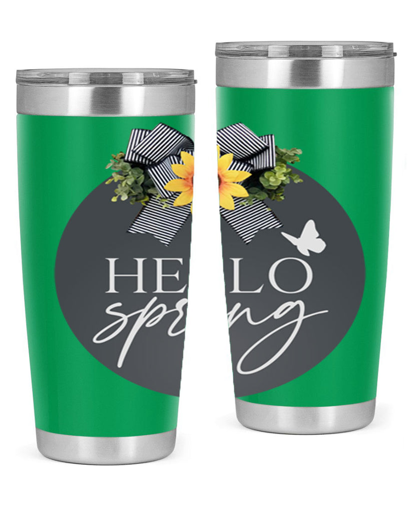 Hello spring butterfly Mockup194#- spring- Tumbler