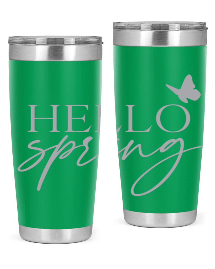 Hello spring butterfly195#- spring- Tumbler