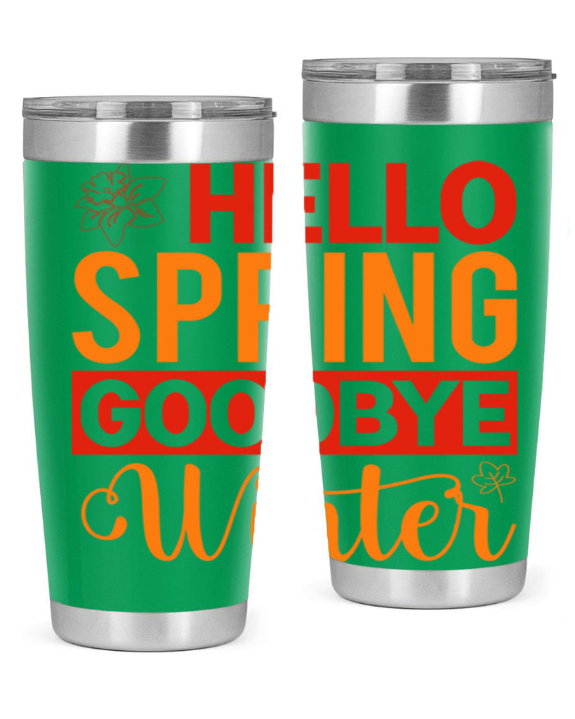 Hello spring goodbye winter 197#- spring- Tumbler